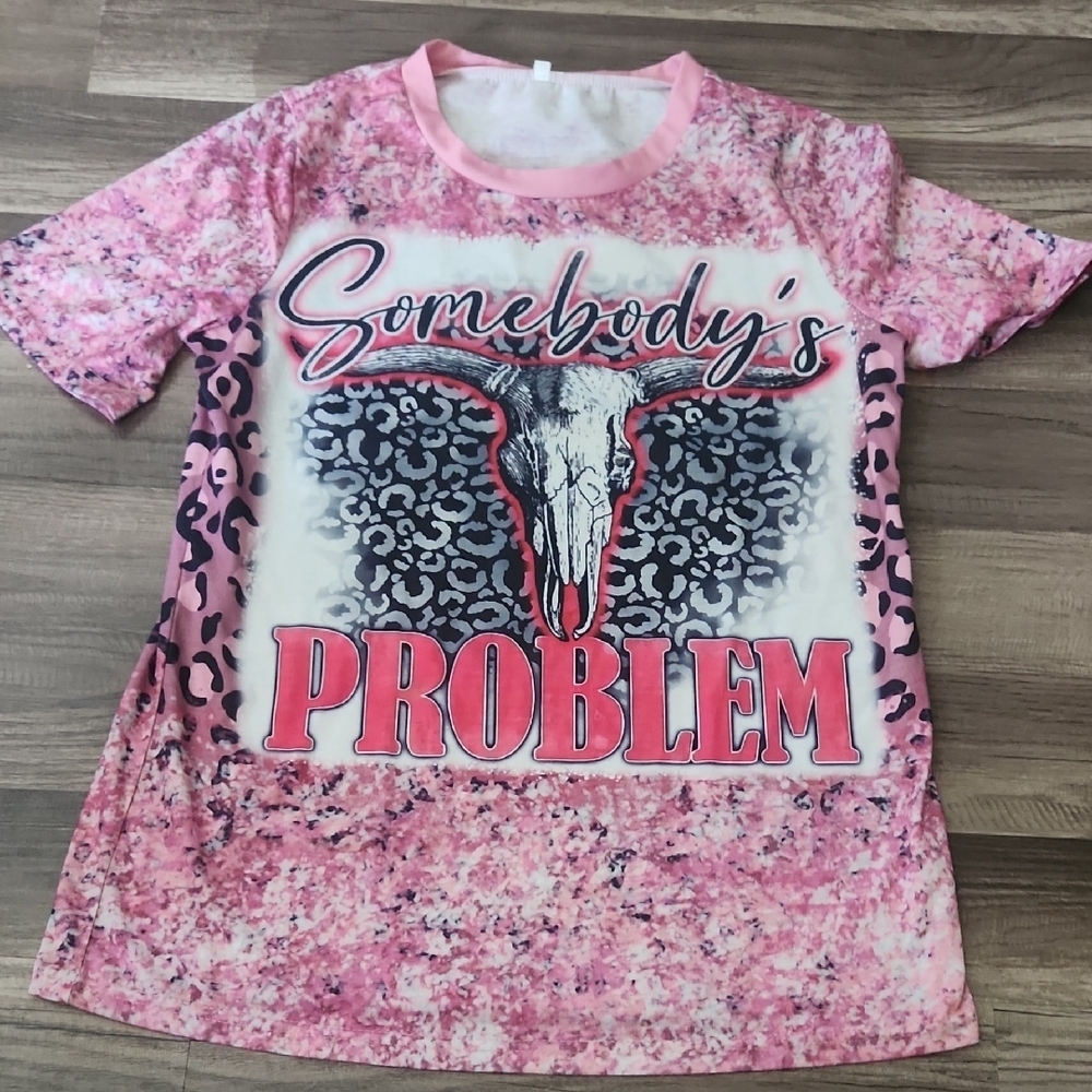 Morgan Wallen SOMEBODY'S PROBLEM Concert T-shirt WALLEN Size Small New